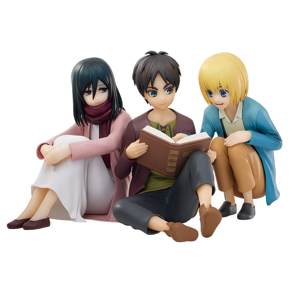 EREN & MIKASA & ARMIN THE WORD OUTSIDE THE WALLS