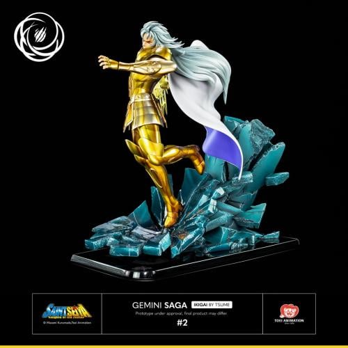 SAINT SEIYA - Gemini - Statue Ikigai Résine 1/6 By Tsume 37cm