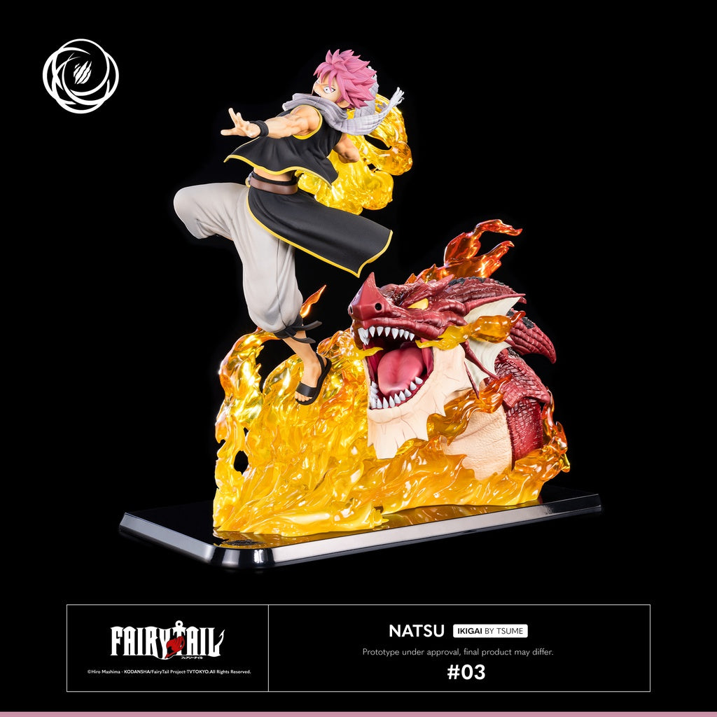 Natsu FAIRY TAIL Statue Ikigai Résine ULTIMATE 1/6 Tsume 28cm