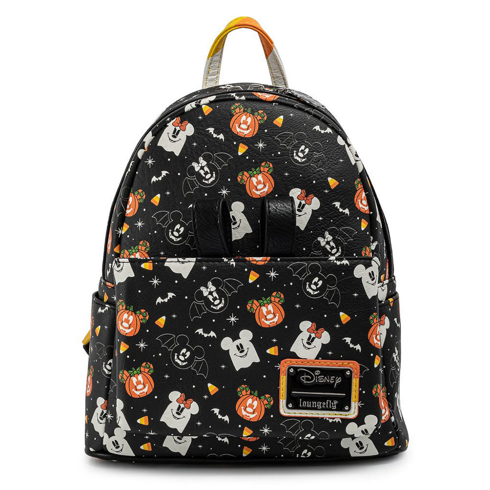 DISNEY MICKEY AND MINNIE SPOOKY HALLOWEEN BACKPACK+HEADBAND