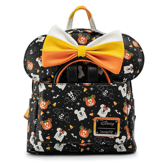 DISNEY MICKEY AND MINNIE SPOOKY HALLOWEEN BACKPACK+HEADBAND