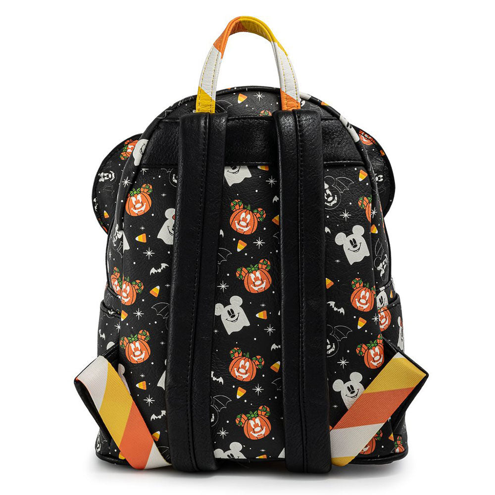 DISNEY MICKEY AND MINNIE SPOOKY HALLOWEEN BACKPACK+HEADBAND