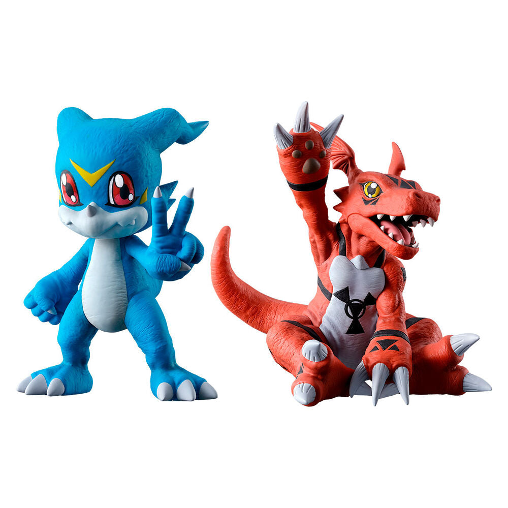 Digimon Two Forces That Radite Light Veemon & Guilmon