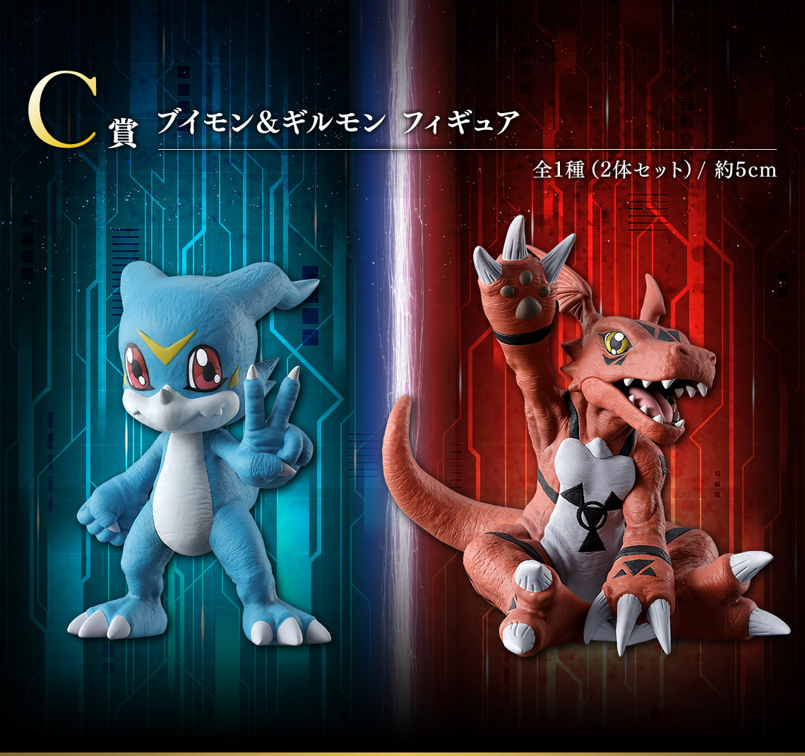 DIGIMON TWO FORCES THAT RADITE LIGHT VEEMON & GUILMON