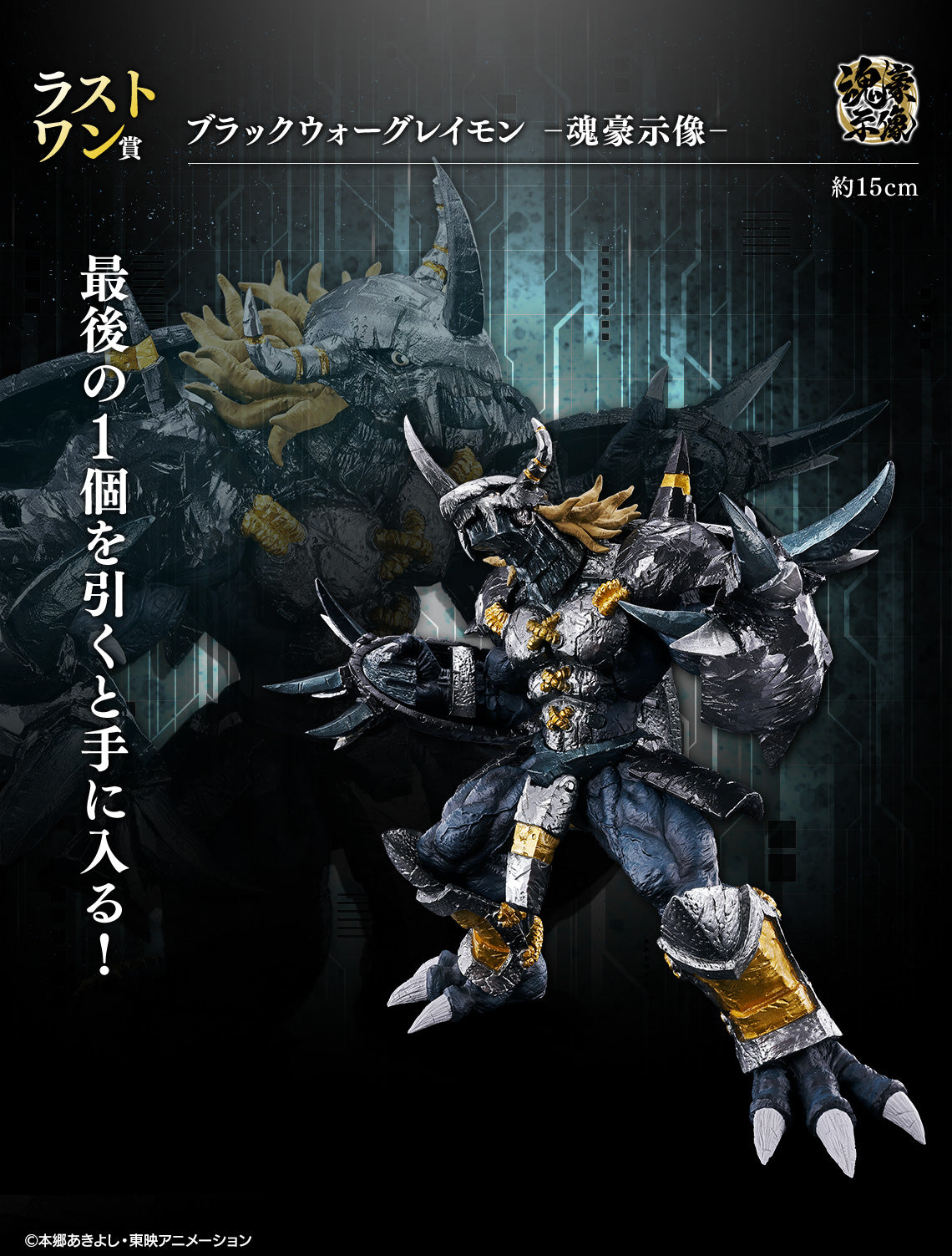 DIGIMON TWO FORCES THAT RADITE LIGHT BLACKWARGREYMON